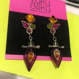 Bright Crystal Handmade Earrings/Boutique